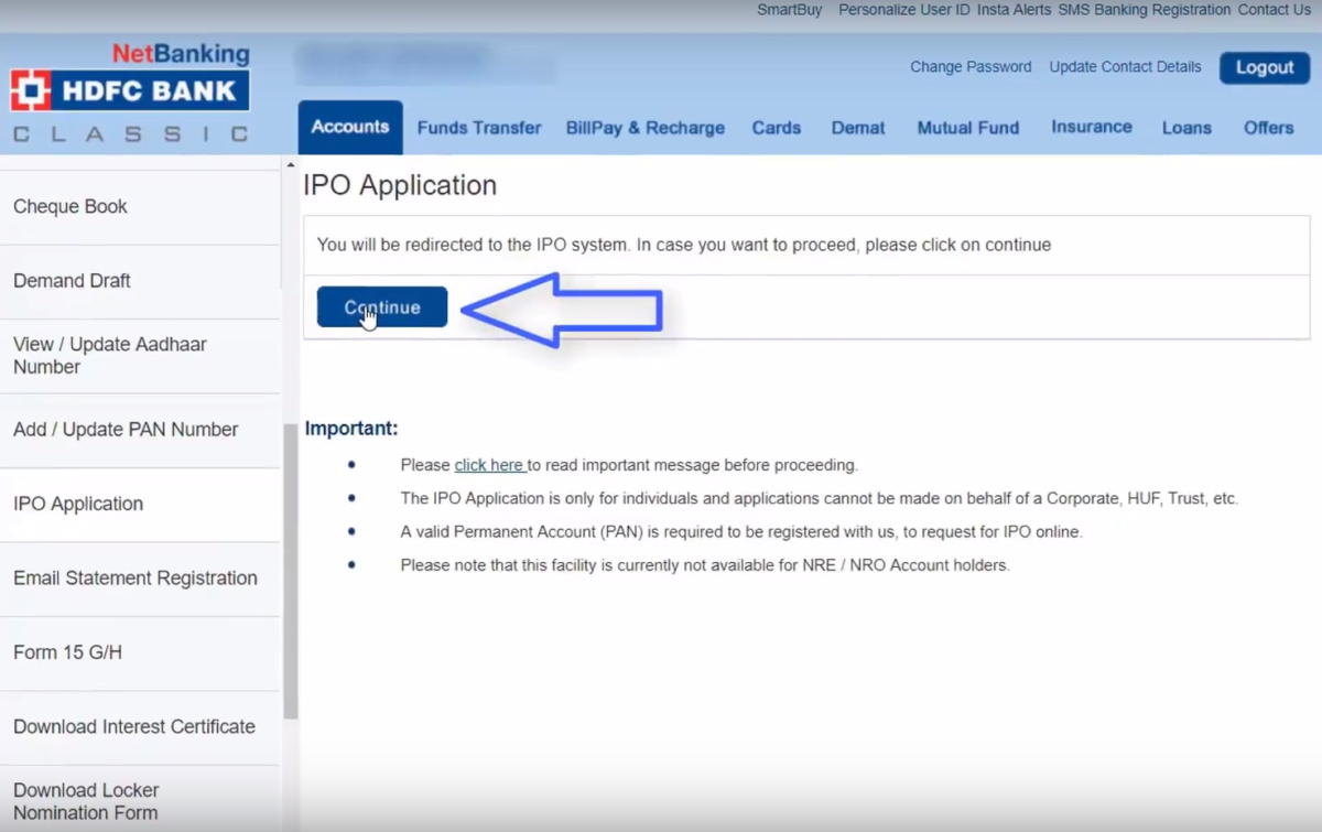 How To Apply For An Ipo Hdfc Bank Vrd Nation 0168