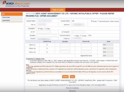 How To Apply For An IPO (via ICICI BANK) - VRD Nation